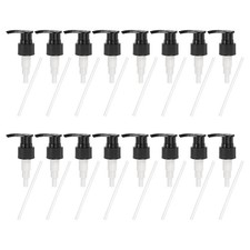 16Pcs Soap Dispenser Pump Heads for Standard 24/410 Neck Size Black