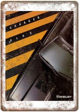 Vintage 1987 Dodge Shelby Charger Auto Ad Retro Look Metal Sign Am2767