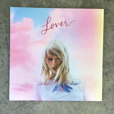 Taylor Swift Lover Limited Edition Pink & Blue Colored 2 Record
