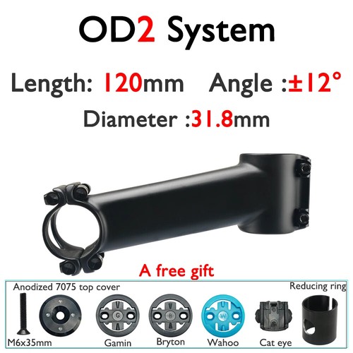 Road / Mountain Bike Carbon Stem 6° 12° 17° 60-120mm Fork Clamp Diameter 31.8mm - Picture 23 of 48