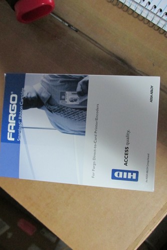 Fargo HID 44272 color ribbon YMCLO HALF PANEL 350 IMAGES FOR FARGO C30 - Picture 3 of 7