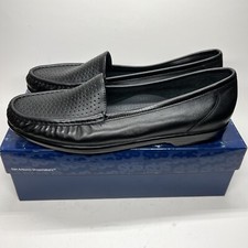 SAS Shoes Womens 11 N Loafers Savvy Black Moccasins Slip On NEW IN BOX USA Made