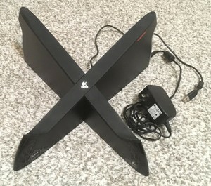 Logitech Alto Connect Notebook PC Laptop Stand w/4-Port USB Hub + AC