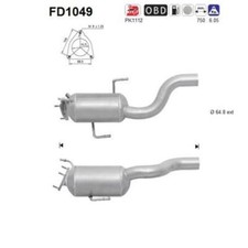 AS FD1049 Ruß-/Partikelfilter Abgasanlage für Porsche Cayenne 9PA