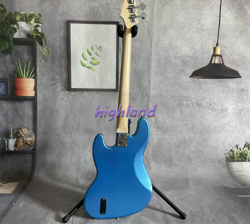 ギター BLADEJM-4 4 Strings Metallic Purple Jazz Electric Bass Guitar Maple