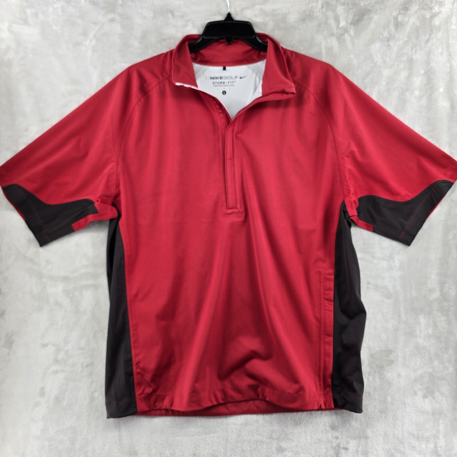 SACAI X NIKE Nike Golf Jacket Uomo XL Rosso 1 4 Zip Pullover Giacca a Vento Storm Fit Cappotto Adulto