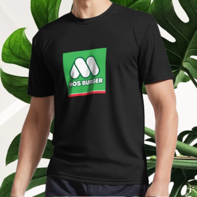 New MOS Burger (モスバーガー) Logo Active T-Shirt Logo T-Shirt Funny Size S to 5XL