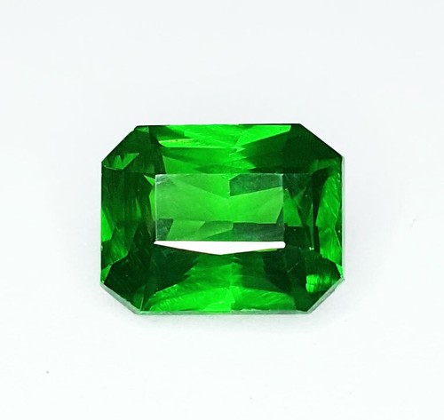 Gema de zafiro corte octágono de piedra preciosa verde natural de 8,82 quilates suelta de zafiro de corte octágono - Imagen 2 de 10