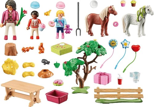 PLAYMOBIL Country Décoration de fête avec poneys 70997 / Jeux jouet NOEL - Photo 3/5