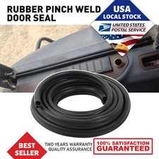 6m 19.7ft Bulb Seal Trim Rubber Toolbox Metal Car Van Boot Door Engine Black