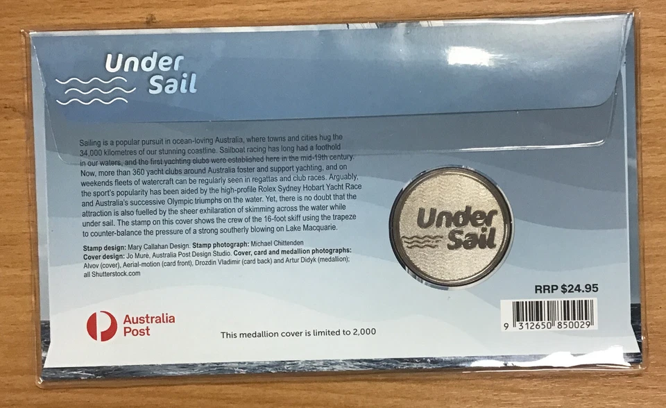Australia Under Sail 2022 Medal Cover  - Image 2 of 2