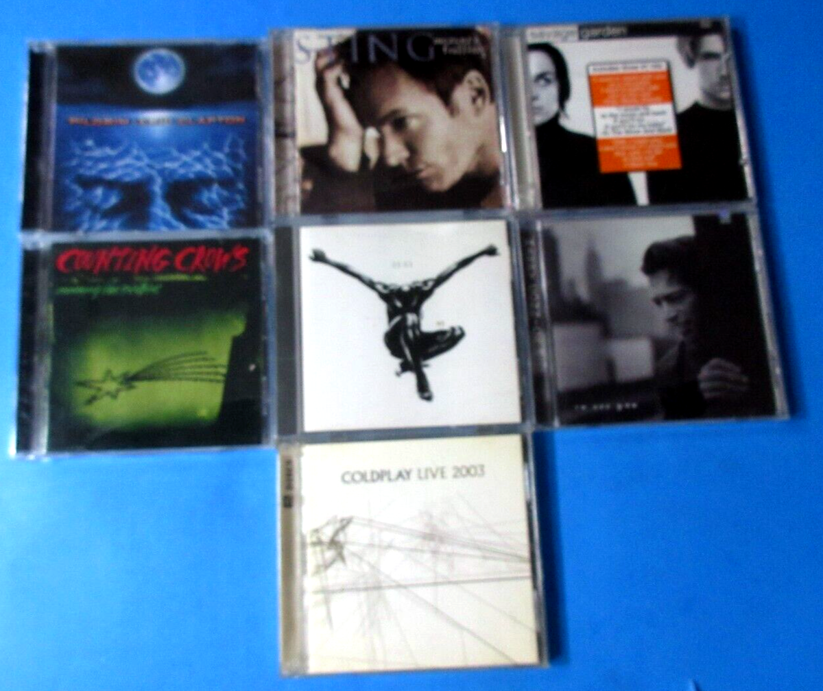 Lot of 7: Pilgrim ERIC CLAPTON, Sting, Seal, Savage Garden, Cold