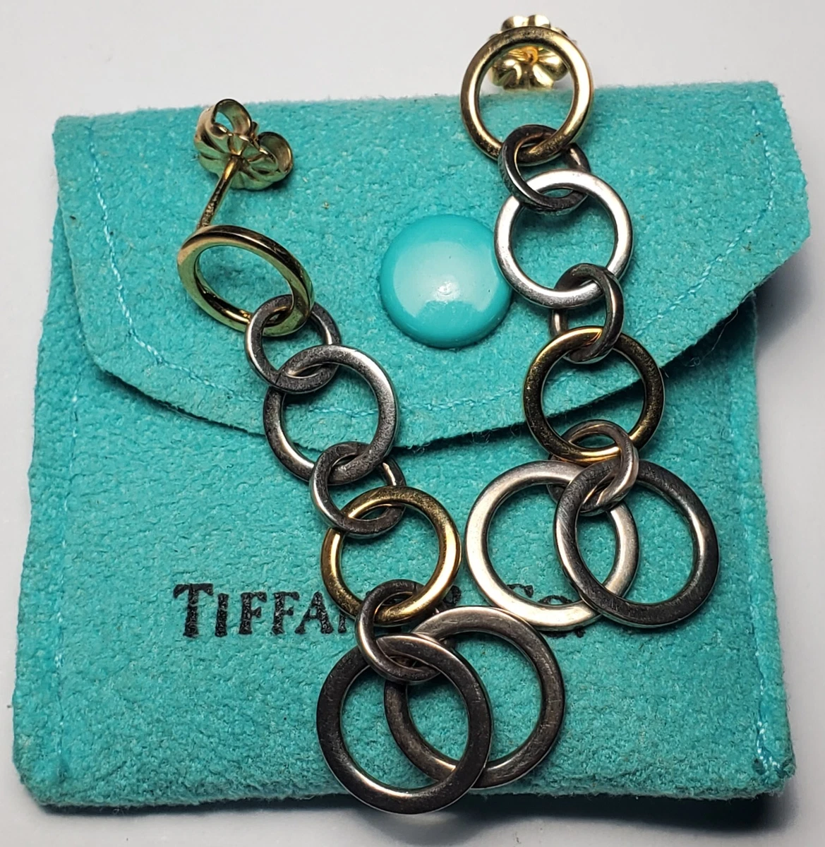 Tiffany and co chain earrings outlet