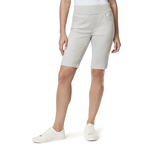 Women's Amanda Pull on Bermuda Short, Dusky Dune, 14 - Picture 2 of 5