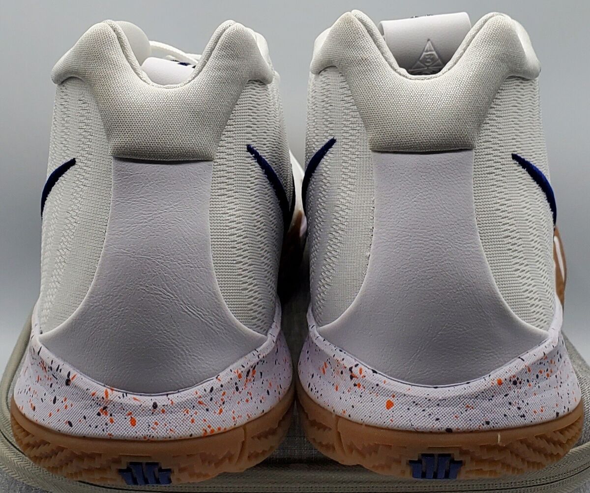 Nike Kyrie 4 Uncle Drew White Royal Blue Gum Sole Men's Size Nike Kyrie 4 Uncle Drew White Royal Blue Gum Sole Men's Size