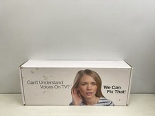 Zvox Dialogue Clarifying Sound Bar With Patented Hearing Technology No Remote -