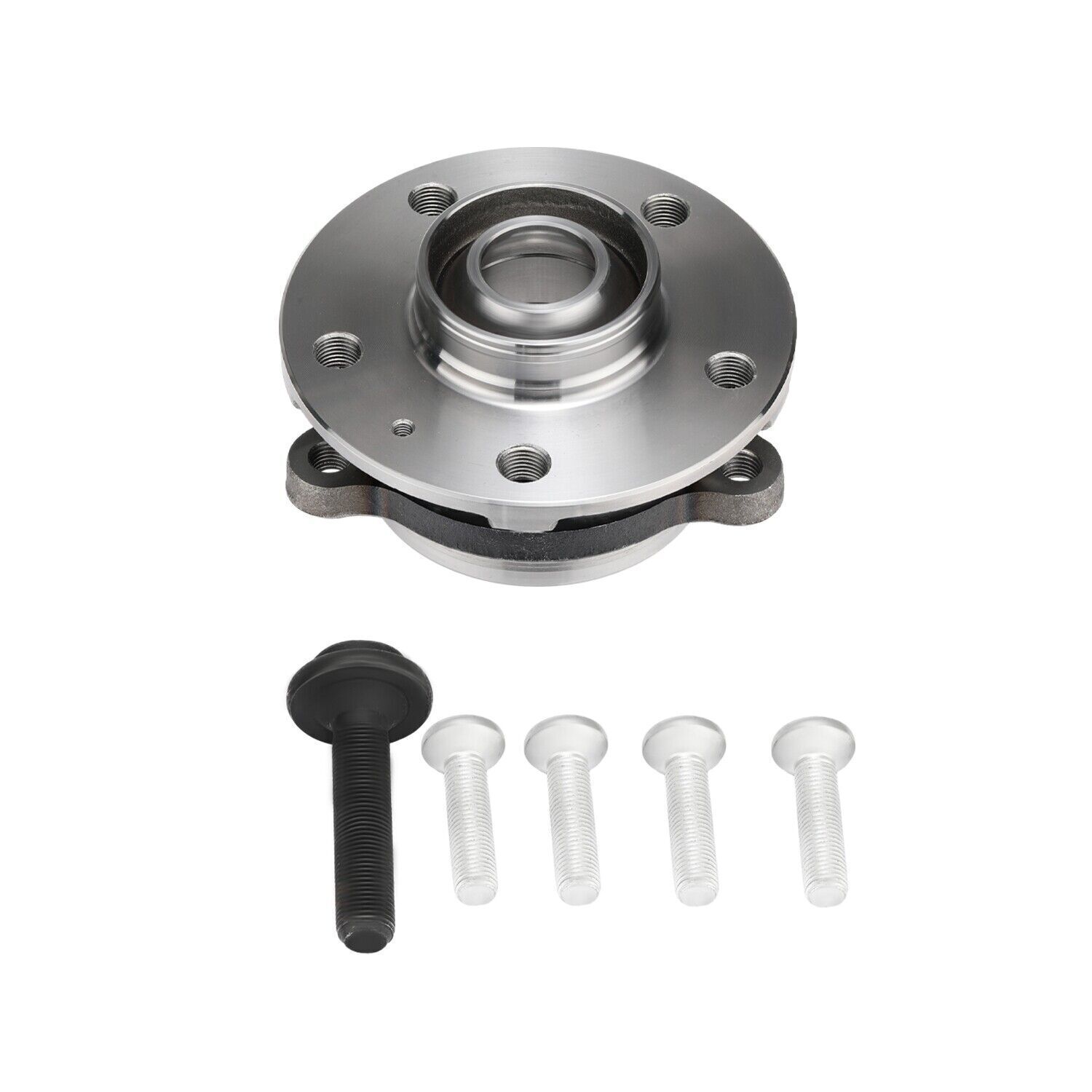 Wheel Hub Flange+Bearing+Bolts Kit For Audi A4 A5 A6 A7 A8 Q5 20082019