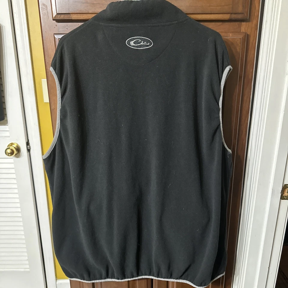 DRAKE WATERFOWL FLEECE VEST Black Size 2X - Image 4 of 4