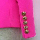 Abby Double-breasted Blazer - Neon