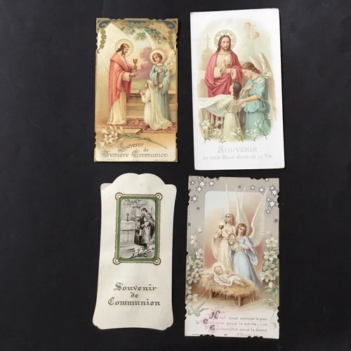4 Pious Images ANGELS ANGELS HOLY CARD Santino