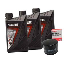 KIT TAGLIANDO YAMALUBE + FILTRO OLIO ORIGINALE YAMAHA 500 530 TMAX  2001 - 2016