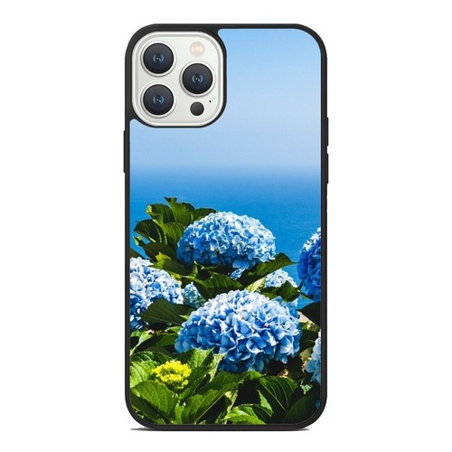 Plastic TPU Cover For iPhone SE XS XR Max 5 6 7 8 Plus Nantucket Hydrangeas blue - Picture 2 of 25