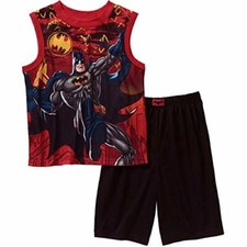 Batman Big Boys' Tank and Shorts Pajamas Set