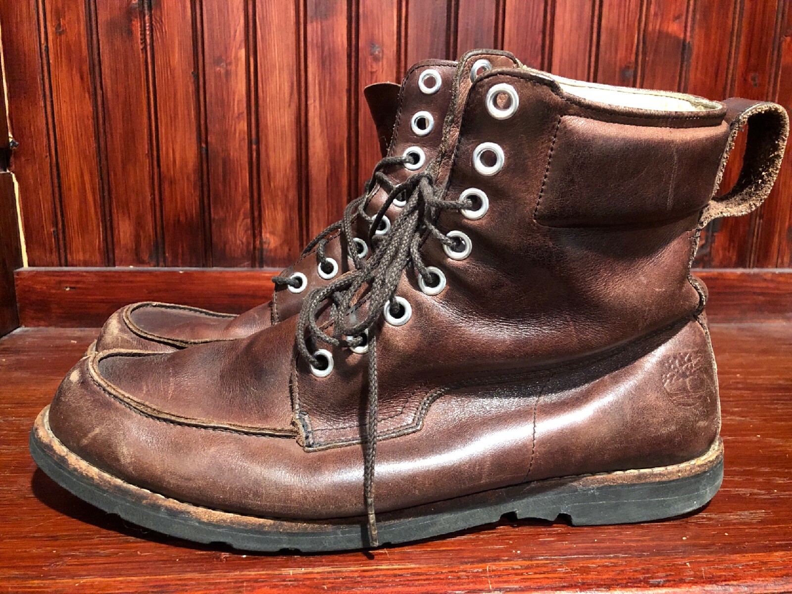 timberland lace up boots