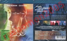 Blu-ray ZOE (2018) Ewan McGregor Lea Seydoux Christina Aguilera Region B/2 NEW