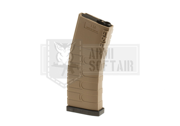 G&G Caricatore Monofilare In Polimero M4 M16 Alta Qualit 120 Bb Tan Nero Softair-image