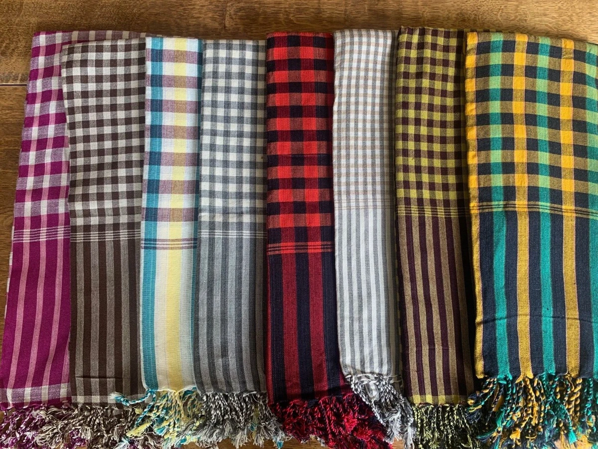 Pieces - Écharpe Ultra Douce à Carreaux Et Pampilles - Multicolore Vif