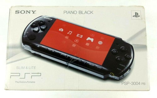 Sony PSP Slim Lite BOITE VIDE PSP 3004 Piano Black PAS DE CONSOLE | eBay