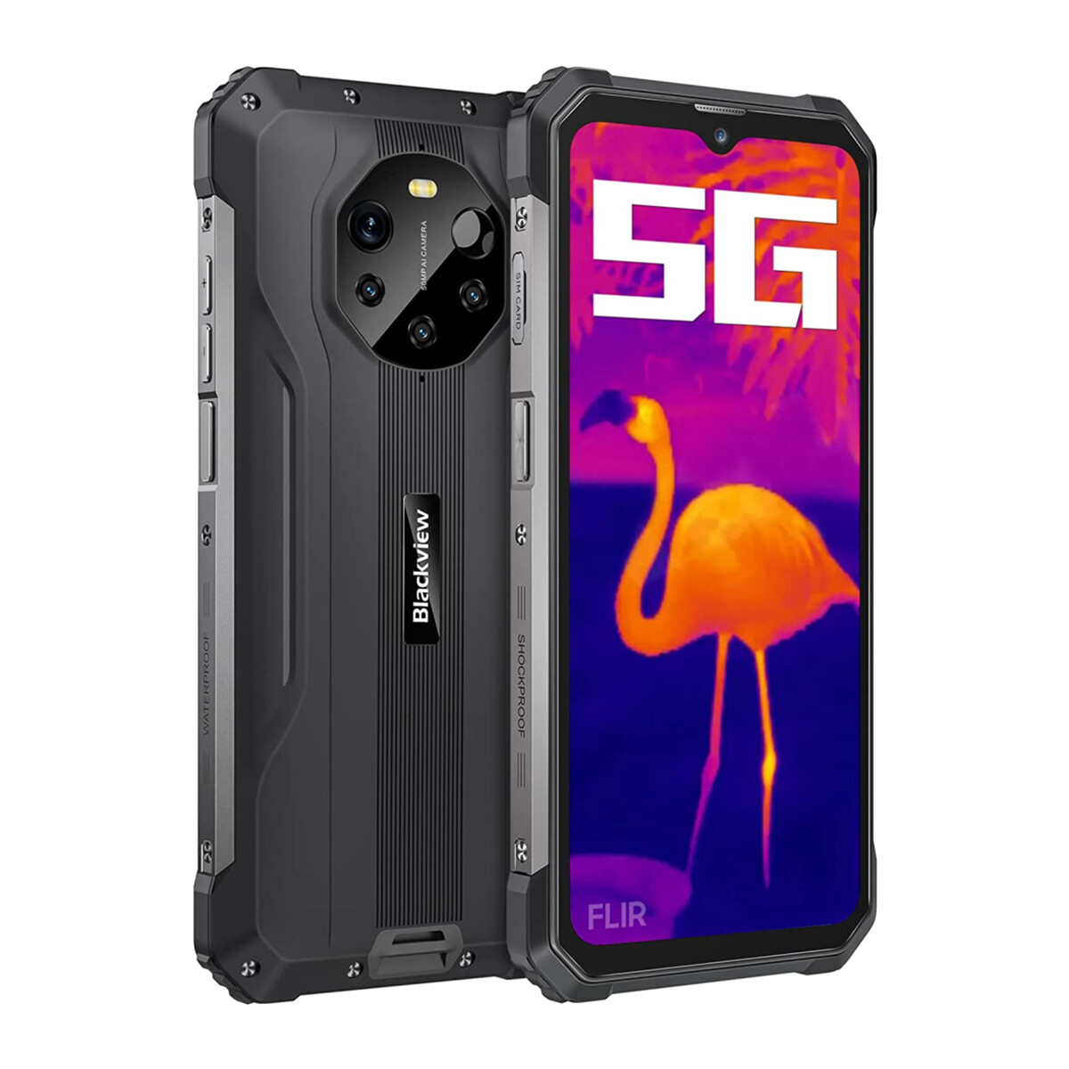 Blackview Thermal Imaging 5G Rugged Smartphone BL8800Pro 6.58" 8GB