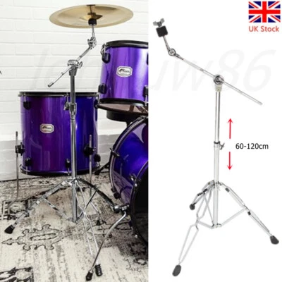 Straight & inclined Arm-Tornado Cymbal Boom Stand Adjustable For Drummers Holder