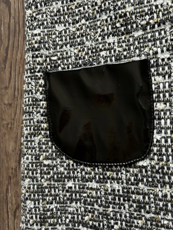 Milly Minis 女孩粗花呢连衣裙皮革口袋 8 码 — 第 4/4 张图片