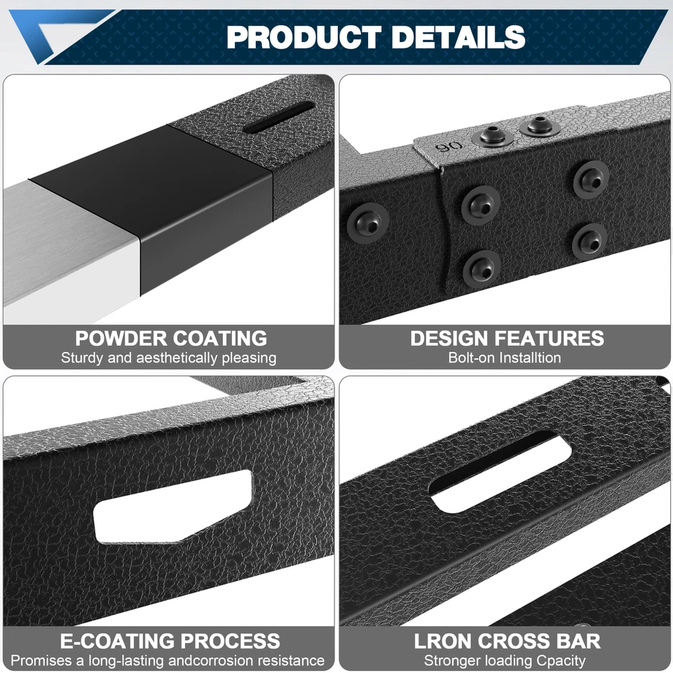 Compatible For Lexus GX470 2003-2009 Basket Cargo Carriers Luggage Roof Rack Foto 3 de 4