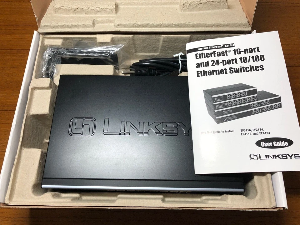 Linksys EtherFast 4116 EF4116 16-Port 10/100Mbps Ethernet Switch, Used - Image 4 of 4
