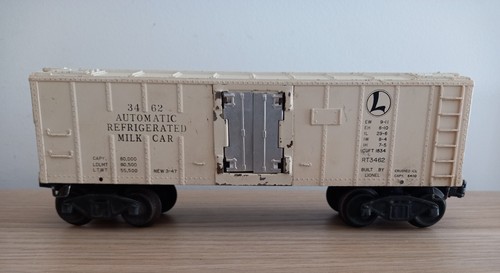 LIONEL 3462 AUTOMATIC REFRIGERATED MILK CAR ECHELLE O - Imagen 3 de 7