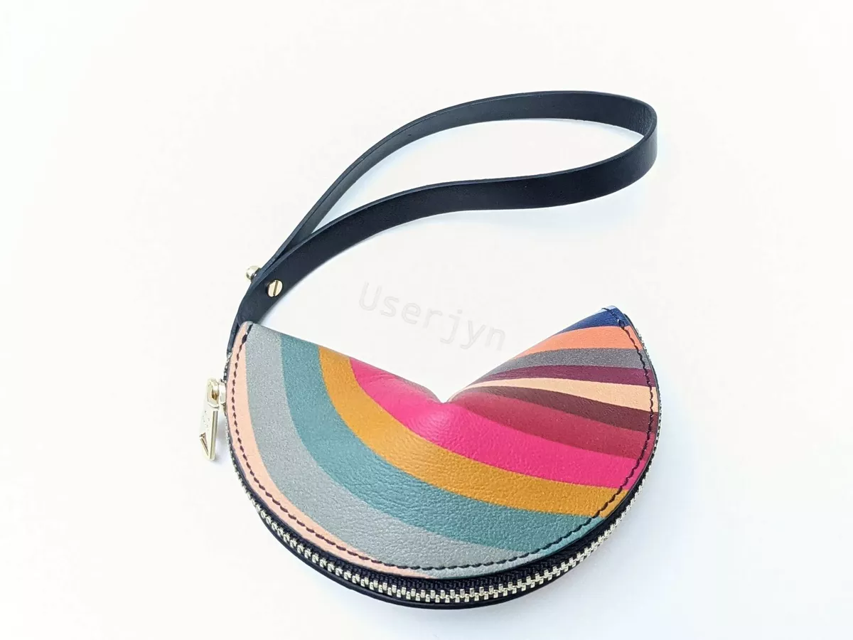 Paul Smith Purse BNWT Signature Swirl Charm Cookie Wristlet Purse RRP