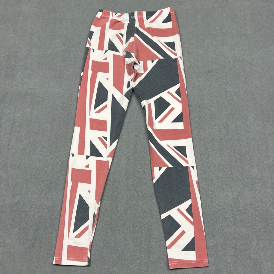 女式 6 码 Union Jack England 英国印花打底裤,弹力 — 第 3/4 张图片