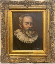 Pintura al óleo sobre lienzo, retrato, Renzo Tosti, siglo XX