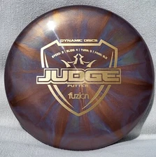 Dynamic Discs Fuzion Judge Older Run 175G Purple Burst