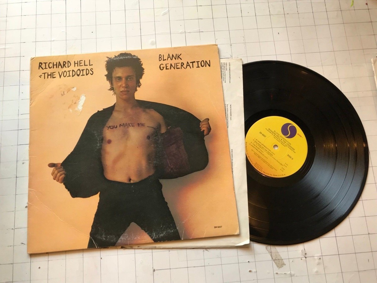 RICHARD HELL ＆ THE VOIDOIDS 「BLANK 〜」LP Richard Hell and the Voidoids 