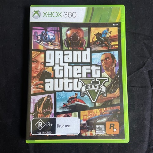 GTA 5 Grand Theft Auto V Microsoft Xbox 360 Video Game With Manual And Map