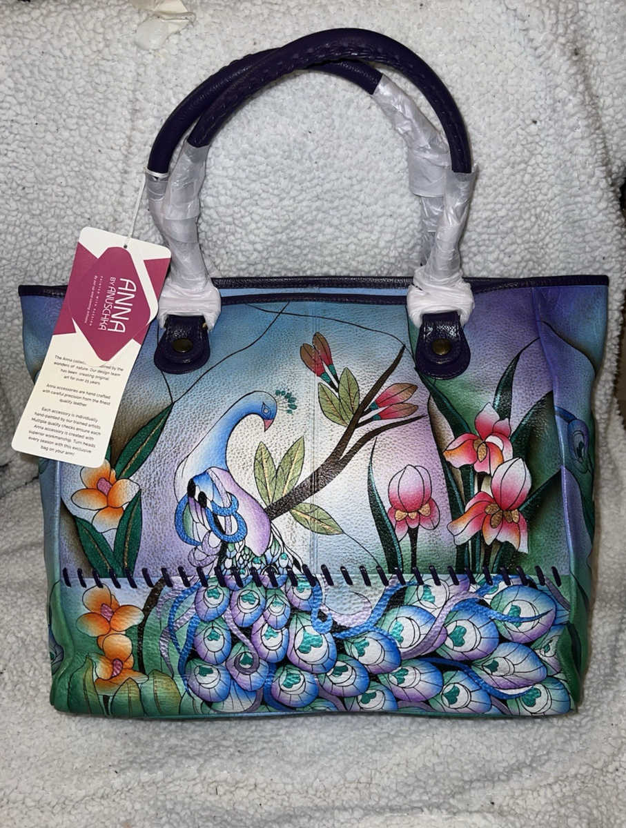 Discontinued NEW Anna by Anuschka Hand-Painted 