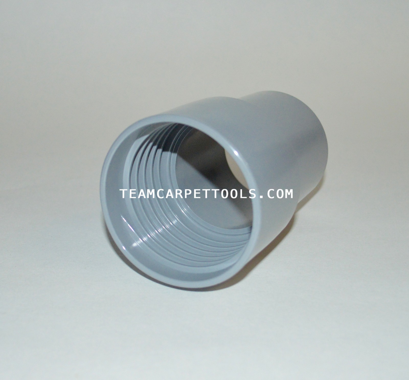 Carpet Cleaning Vacuum Hose Grey Vinyl Cuffs 2" inches Threaded (2 pcs