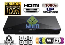 Sony BDP-S3700 Region Free DVD and BD ZONE A B C Blu-Ray Disc Player- WIFI- USB