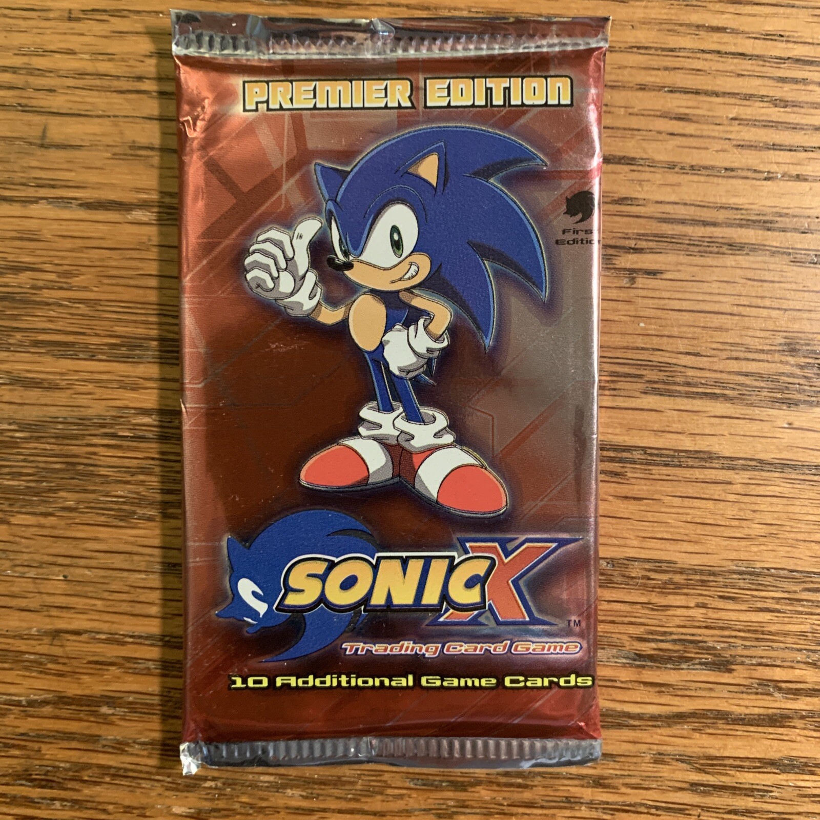 Sonic X Trading Card Game First Edition Sealed Booster Pack Premier