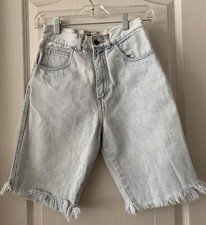 Vintage No Problem Vintage 80  s, 90  s Acid Wash High Waist Shorts Size 7/8