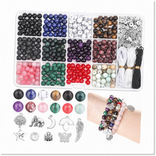 473-Piece Stone Jewelry Making Kit for Adults
